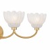 Whitecap 4-Light Brushed Gold Vanity Light