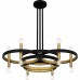 Winsland 6-Light Matte Black Chandelier