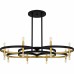 Winsland 8-Light Matte Black Chandelier