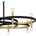 Winsland 8-Light Matte Black Chandelier