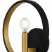 Winsland 1-Light Matte Black Wall Sconce