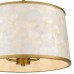 Windley 3-Light Brushed Gold Semi-Flush Mount