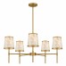 Windley 5-Light Brushed Gold Chandelier