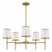 Windley 5-Light Brushed Gold Chandelier