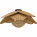 Willa 4-Light Matte Black Semi-Flush Mount