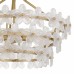 Wright 4-Light Brushed Gold Semi-Flush Mount
