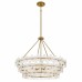 Wright 6-Light Brushed Gold Pendant Light