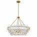 Wright 6-Light Brushed Gold Pendant Light