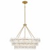 Wright 6-Light Brushed Gold Pendant Light