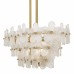 Wright 5-Light Brushed Gold Island Light