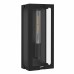 Young 1-Light Matte Black Outdoor Wall Lantern