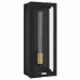 Young 1-Light Matte Black Outdoor Wall Lantern