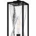 Zarah 1-Light Matte Black Outdoor Post Lantern